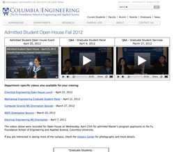 Graduate Admissions Interactive Streaming Sessions